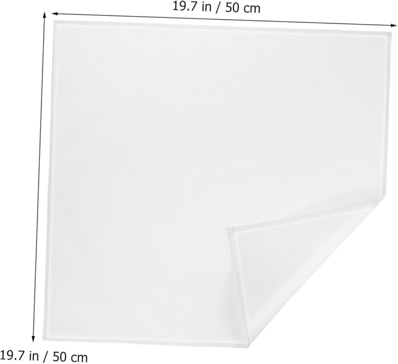 5 قطع من مناديل العشاء القطنية البيضاء، مناديل قماشية سميكة لحفلات الزفاف والحفلات والاستخدام اليومي - Image 2